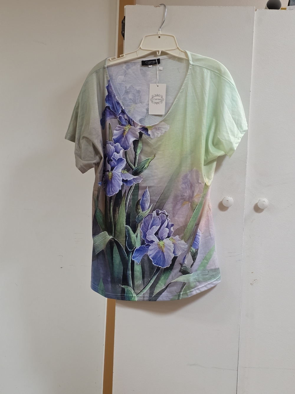 Camisa Iris Print Blouse
